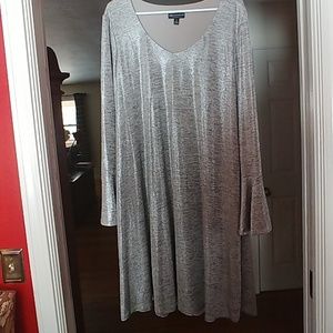 Sparkly silver dress